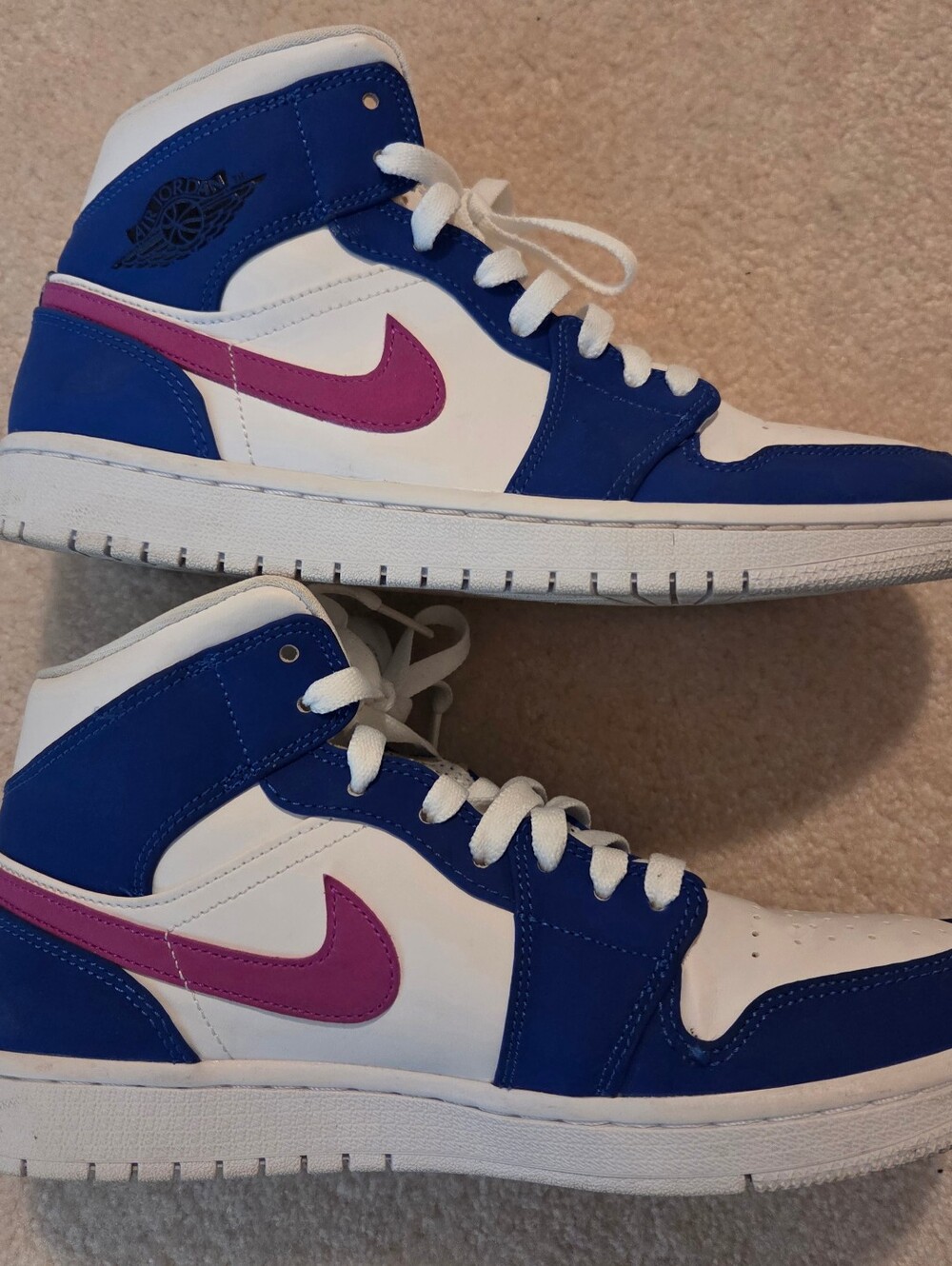 Nike Air Jordan 1 Hyper Royal Violet 554724-451 Mens Size 8